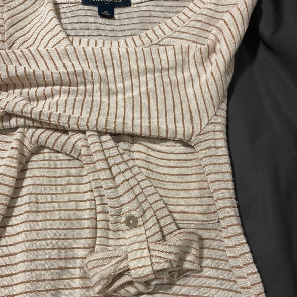Banana republic sheer striped blouse - Picture 3 of 4